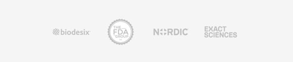 Biodesix FDA Group Nordic & Exact Sciences client logos