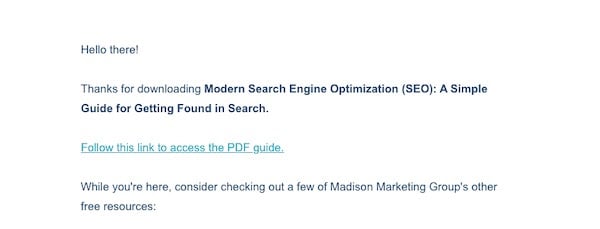 autoresponder email