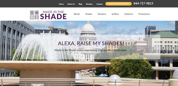 Made in the shade website 