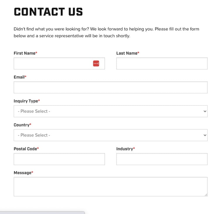 Dake contact form